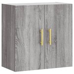 vidaXL Armoire murale sonoma gris 60x31x60 cm bois d'ingénierie