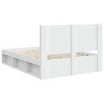 vidaXL Cadre de lit avec rangement et tête de lit 3 Pièces