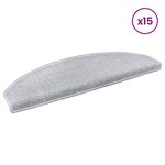 vidaXL Tapis d'escalier auto-adhésifs 15 pièces 80 x 24 5 x 3 5 cm
