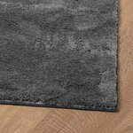 vidaXL Tapis doux à poils moyens et lavable HUARTE Anthracite