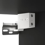 vidaXL Armoire murale Noir 35x34x90 cm Bois d'ingénierie