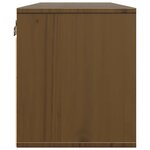 vidaXL Armoires murales 2Pièces Marron miel 45x30x35cm Bois de pin massif