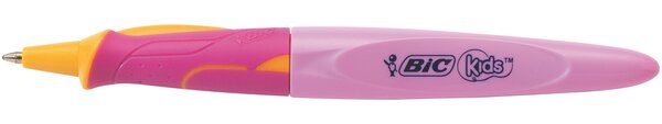 Stylo bille rétractable KIDS BEGINNER Twist ROSE Pte Ø1mm Encre Bleue BIC