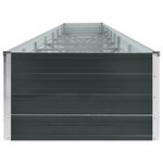 vidaXL Lit surélevé de jardin Acier galvanisé 600x80x45 cm Anthracite