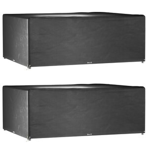 vidaXL Housses de salon de jardin 2 Pièces 16 œillets rectangulaire