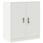 vidaXL Armoire de rangement Blanc 80 x 40 x 90 cm Acier