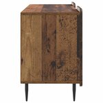 vidaXL Meuble TV Bois ancien 102 x 34 5 x 52 cm Bois d'ingénierie