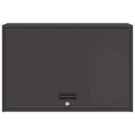 vidaXL Armoire murale pour garage Noir 80 x 40 x 53 cm