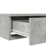 vidaXL Tiroirs de lit Gris béton 160x36 5x16 5 cm Bois d'ingénierie