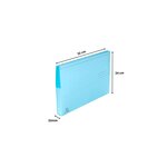 Paquet de 50 chemises à poche Nature Future carte jura 220g Bleu pastel EXACOMPTA