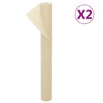 vidaXL Toison végétale 2 rouleaux 70 g/m² 10x1 6 m
