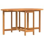 vidaXL Ensemble de jardin en bois d'acacia 5 pièces - Pliable