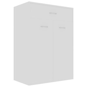vidaXL Armoire à chaussures Blanc 60x35x84 cm Bois d'ingénierie