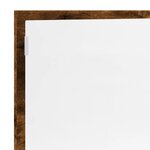 vidaXL Miroir de salle de bain à LED chêne fumé bois d'ingénierie