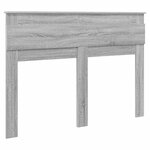 vidaXL Tête de lit Gris Sonoma 140 cm Bois d'ingénierie