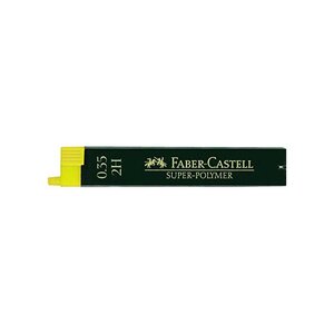 Boîte pack 12 mines super polymère 9063 s 0 35 mm 2h x 12 faber-castell