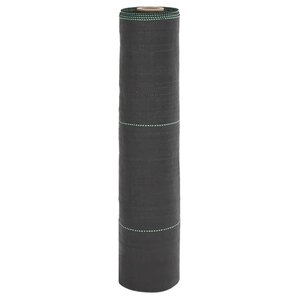 vidaXL Membrane anti-mauvaises herbes noir 0 5x100 m PP