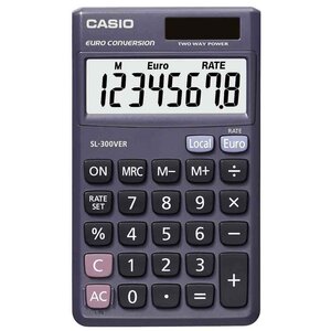 calculatrice SL-300 VER écran EXTRA BIG LC à 8 chiffres CASIO