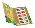 Collector 10 timbres - Naissance - 9 mois plus tard - Lettre Verte