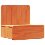 vidaXL Table de chevet avec tiroir Marron cire 44 x 32 5 x 40 cm