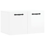 vidaXL Armoire murale Blanc brillant 60x36 5x35 cm Bois d'ingénierie