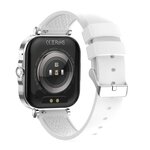 Montre connectée Véga AMOLED 1 38" - cardio  sommeil  multisport  7 j - Silicone Blanc