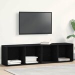 vidaXL Bibliothèque Chêne noir 36 x 30 x 143 cm Bois d'ingénierie
