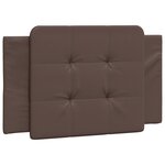 vidaXL Cadre de lit sans matelas Zadar marron 90x190 cm similicuir