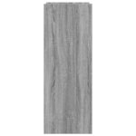 vidaXL Armoire à chaussures sonoma gris 52x37 5x100 cm