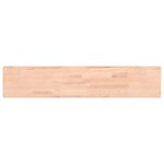 vidaXL Étagère murale 100x20x4 cm bois massif de hêtre