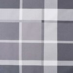 vidaXL Coussins de chaise à dossier haut lot de 6 carreaux gris