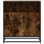 vidaXL Buffet chêne fumé 68x35x76 cm bois d'ingénierie