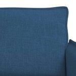 vidaXL Ensemble de Canapés 2 pc Bleu Tissu