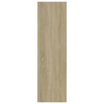 vidaXL Bibliothèque/séparateur de pièce chêne sonoma bois d'ingénierie