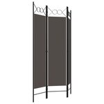 vidaXL Cloison de séparation 3 panneaux Anthracite 120x180 cm