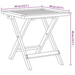 vidaXL Chaises longues avec table noir bois d'acacia solide et tissu