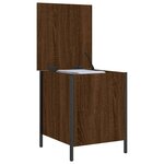 vidaXL Banc de rangement chêne marron 40x42 5x50 cm bois d'ingénierie