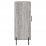 vidaXL Buffet sonoma gris 69 5x34x90 cm bois d'ingénierie