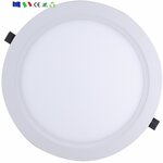 Spot led extra plat rond 24w blanc - blanc froid 6000k - 8000k - silamp
