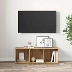 vidaXL Meuble TV chêne artisanal Bois d'ingénierie