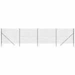 vidaXL Clôture en treillis métallique anthracite 1 8x10 m