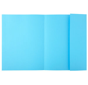 Paquet de 50 chemises 250g 1 rabat JURA 250 Carte 240 g Bleu clair EXACOMPTA