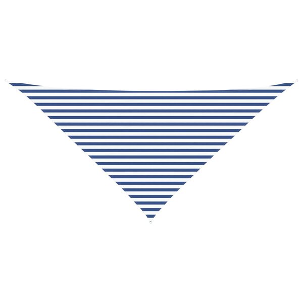 vidaXL Voile d'ombre Bleu et Blanc 4 x 4 x 5 8 m
