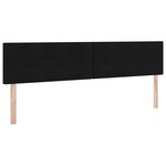 vidaXL Lit de Rangement avec matelas Noir 200 x 200 cm Velours