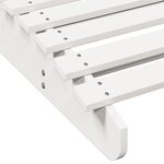 vidaXL Chaise longue blanc 205x70x31 5 cm bois massif de pin