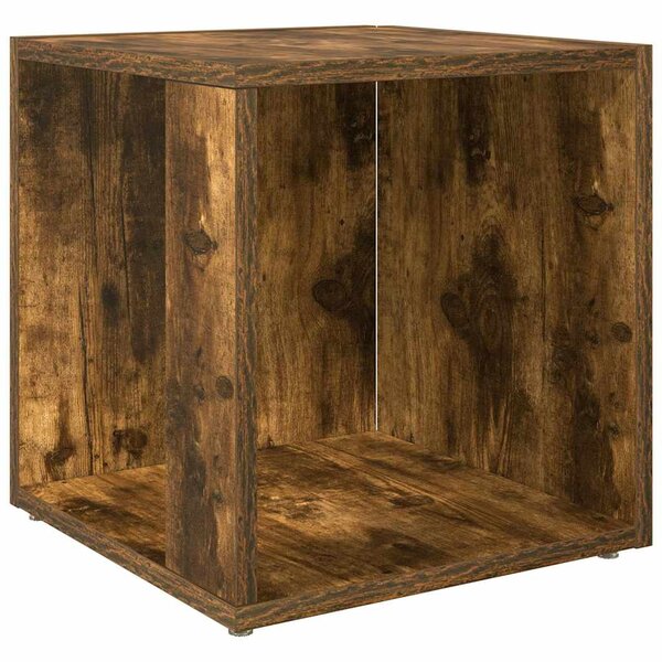 vidaXL Tables d'appoint 33 x 33 x 34 cm Engineered Wood Chêne fumé