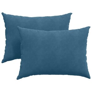 vidaXL Coussins de canapé 2 Pièces Bleu 70 x 50 cm