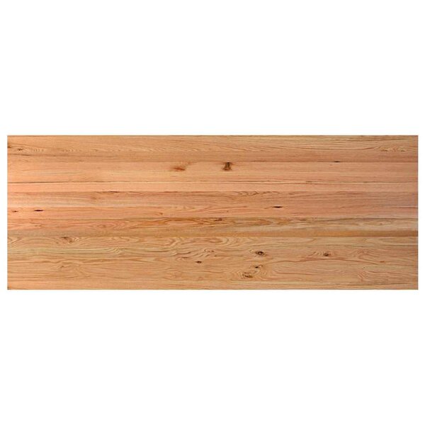 vidaXL Dessus de bureau marron clair bois chêne massif rectangulaire