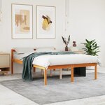 vidaXL Lit pour personne âgée sans matelas 140x190 cm bois pin massif