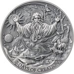 Pièce de monnaie en Argent 2000 Francs g 62.2 (2 oz) Millésime 2024 Bible Stories SEVEN DAYS OF CREATION